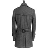 Plus Fat Plus Size Young Cashmere Coat - WOMONA.COM