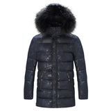 Cotton-padded Clothing British Fur Collar Coat - WOMONA.COM