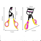 Double Color Curling Eyelash Curler Aid Women's Portable - WOMONA.COM