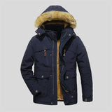 Men's Cotton Polyester Jacket - WOMONA.COM