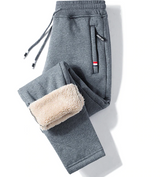 Lamb Cashmere Thickened Sports Casual Straight Pants For Men - WOMONA.COM