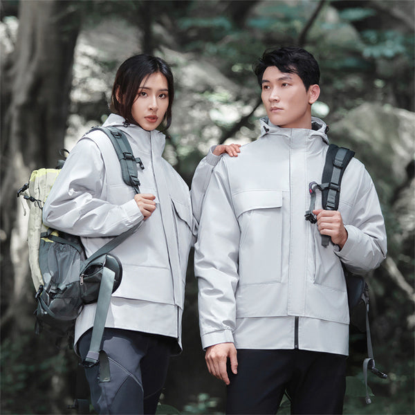 Removable Outdoor Work Clothes Windbreaker Jacket - WOMONA.COM