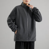 Polar Fleece Stand Collar Sweater Men's Winter