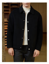 Double-sided Woolen Coat Men's - WOMONA.COM