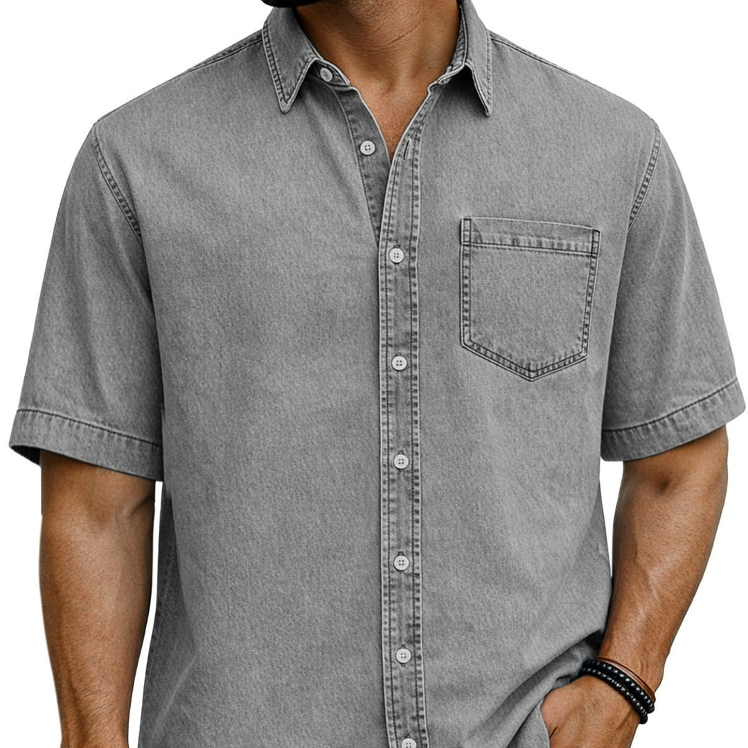 Men's Casual Short-Sleeve Shirt – 10 Styles