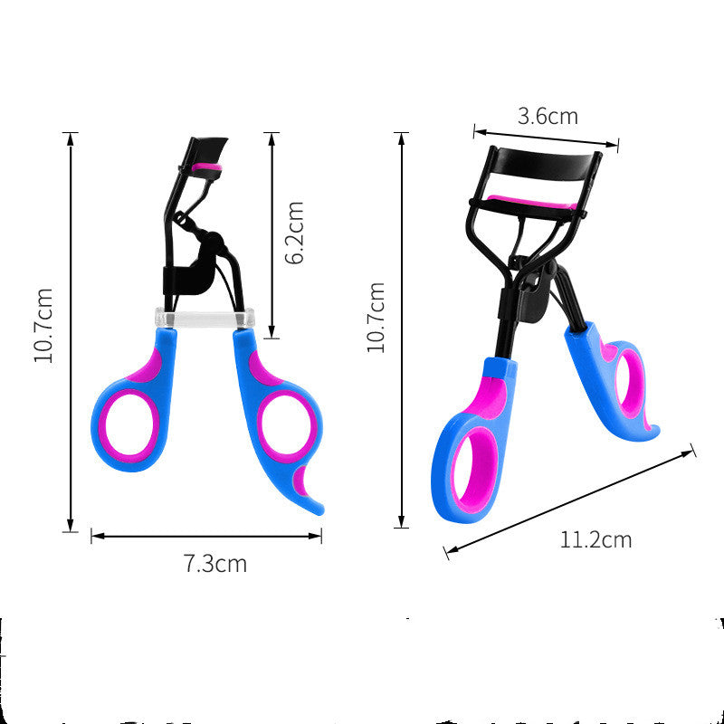 Double Color Curling Eyelash Curler Aid Women's Portable - WOMONA.COM