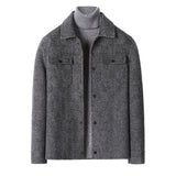 New Alpaca Double-faced Woolen Goods Cashmere Short Wool Jacket Men - WOMONA.COM