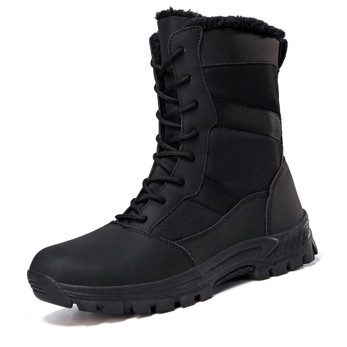 Winter Plush Thermal Cotton Boots Outdoor - WOMONA.COM