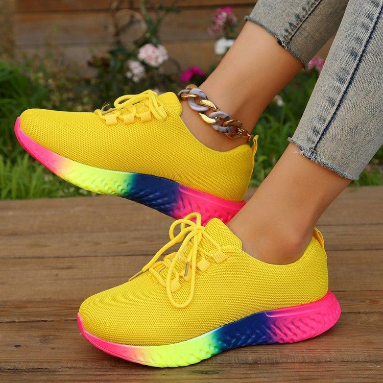 Sole Design Fashion Walking Running Sports Shoes - WOMONA.COM