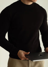 Modal Soft Glutinous Skin-friendly Half Turtleneck Warm Long Sleeves Sweater