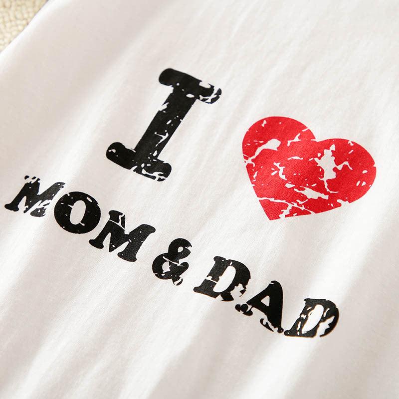 Love Parents Baby Jumpsuit Clothing Romper - WOMONA.COM