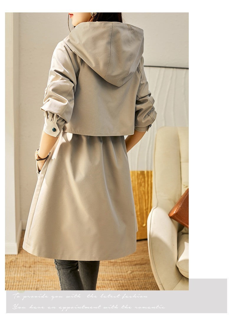 Autumn Windbreaker Korean Fashion Overcoat