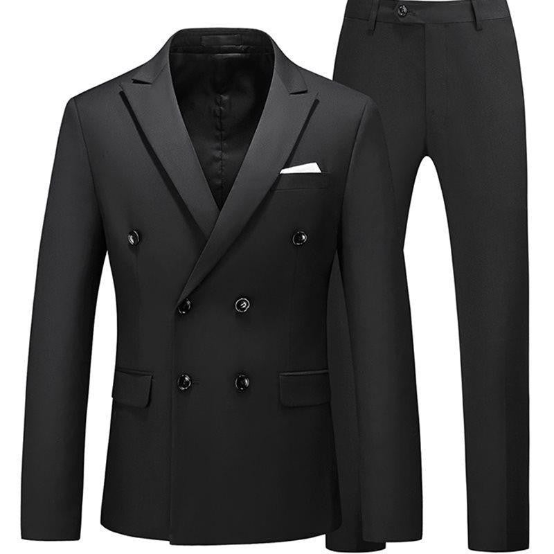 2 Pieces Slim Fit Casual For Men - WOMONA.COM