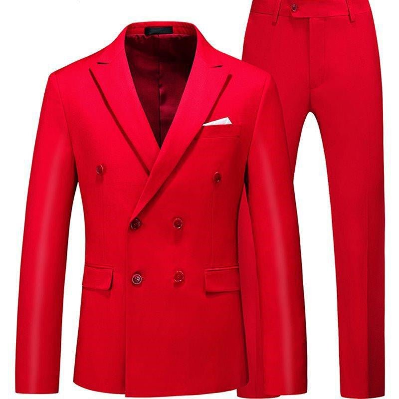 2 Pieces Slim Fit Casual For Men - WOMONA.COM