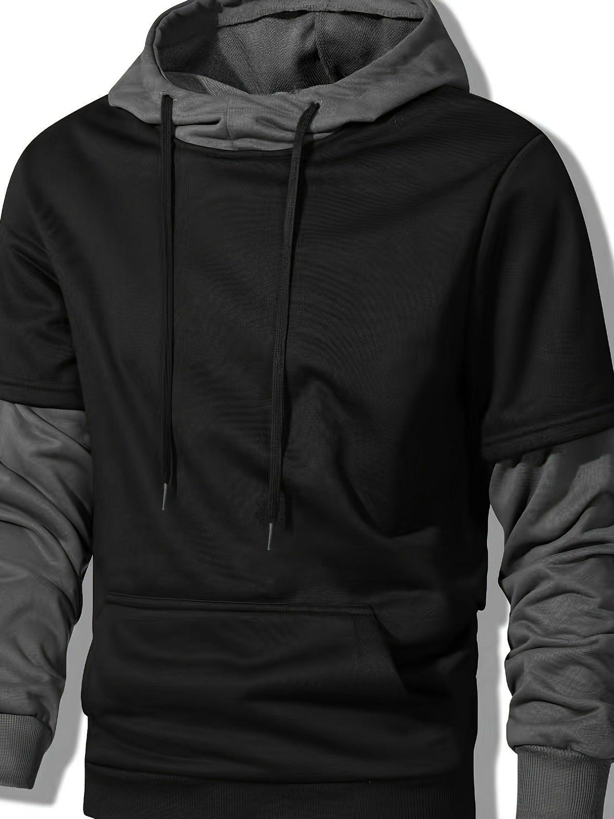 Pullover Drawstring Pocket Long Sleeve Sweater - WOMONA.COM
