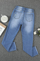 Washed Jeans For Women - WOMONA.COM