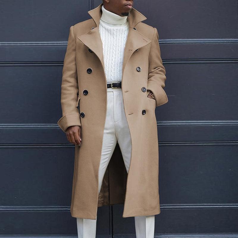 British Loose Coat Mid-Length Trench Coat - WOMONA.COM
