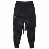 Ribbons Harem Joggers Men Cargo Pants - WOMONA.COM