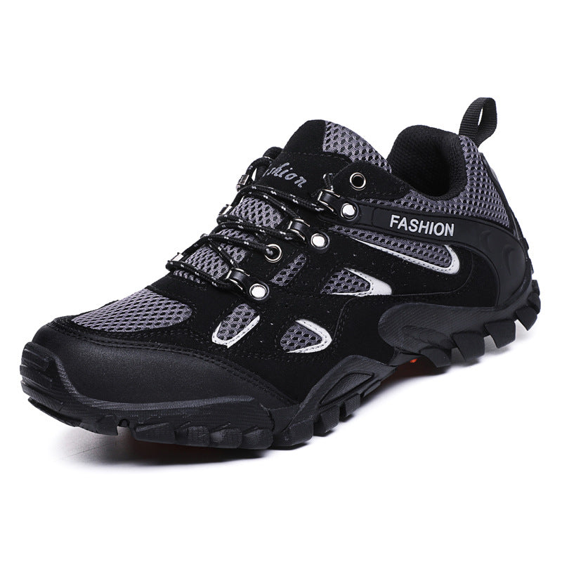 Outdoor Hiking Boots Men Summer Breathable Trekking Shoes - WOMONA.COM