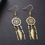 Dream Catcher Tassel Earrings - WOMONA.COM