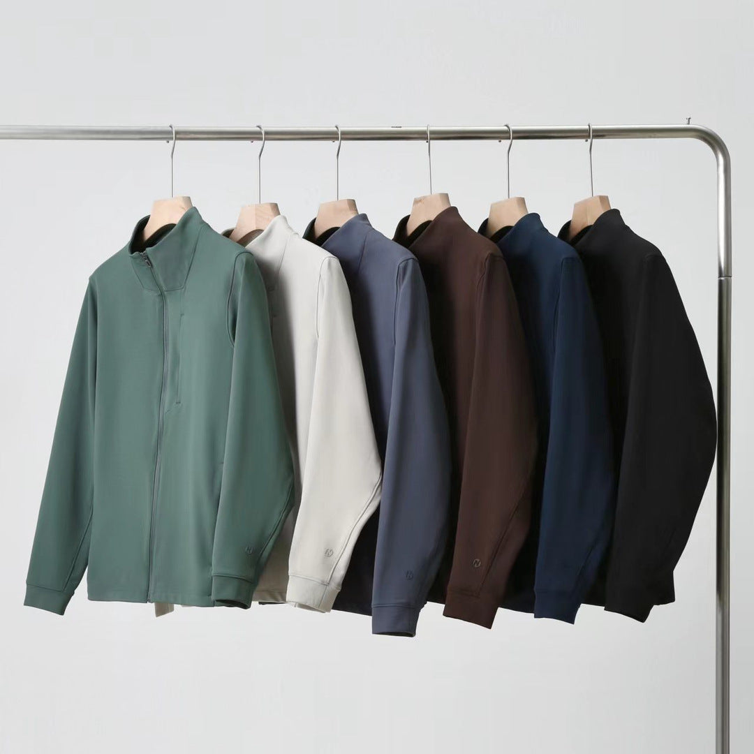 Men's casual sports zip jacket