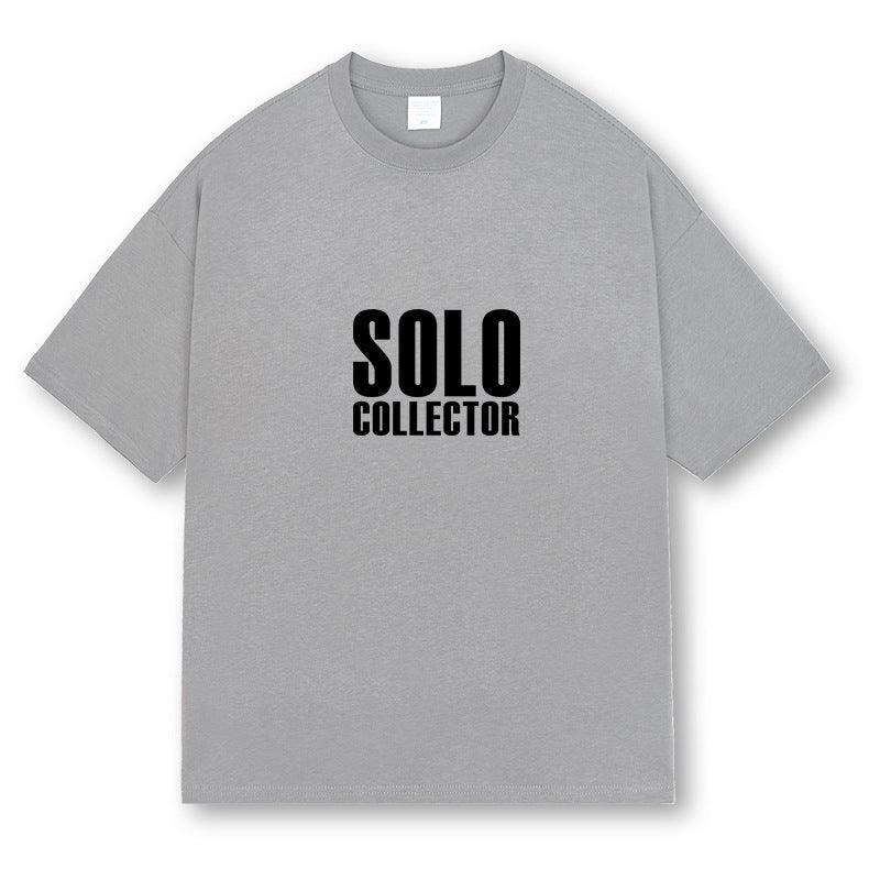 American Retro Short Sleeve Loose T-shirt Men - WOMONA.COM
