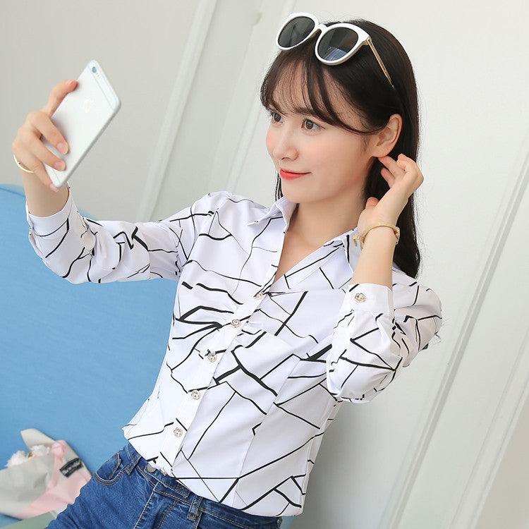 Women Long Sleeved Professional Formal Shirts Were Thin - WOMONA.COM