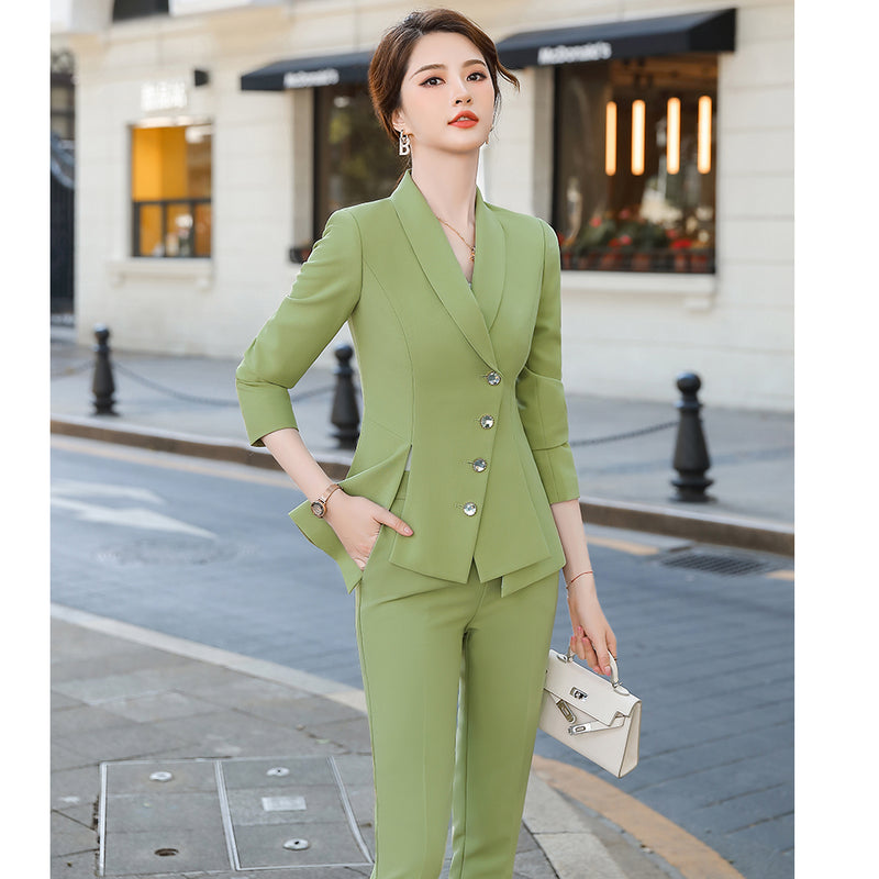 Goddess Fan Fashion Casual Two-piece Suit - WOMONA.COM