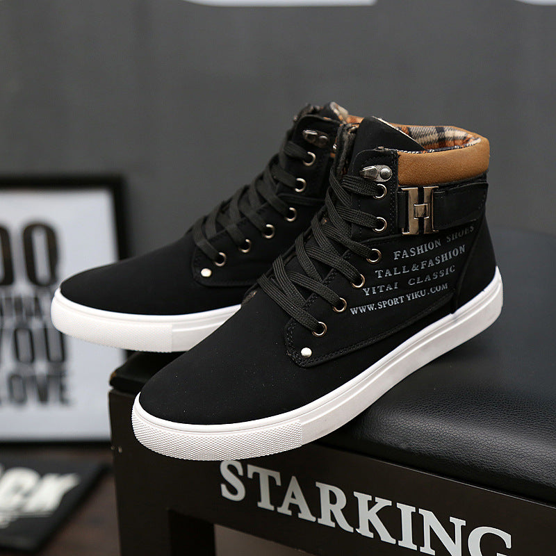 Men's high-top sneakers - WOMONA.COM