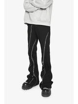 Hip Hop Zipper Split Jeans Men - WOMONA.COM