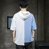 Round neck hooded sweater men - WOMONA.COM