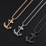 Anchor necklace - WOMONA.COM