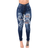 Ripped Jeans For Women Skinny Pants - WOMONA.COM