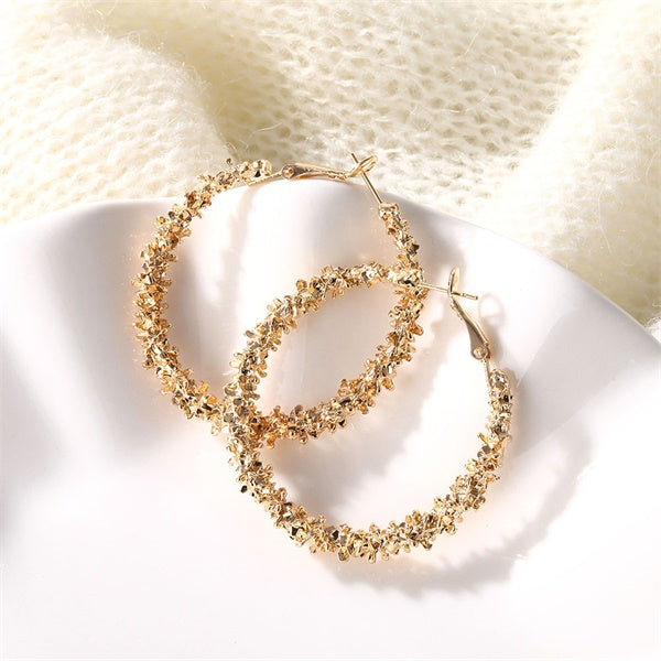 Earings Women For Gold Round Pearl Set - WOMONA.COM