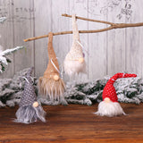 Christmas Forester Gnome LED Doll Light Tree Decoration Hanging Pendant - WOMONA.COM