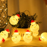 Snowman string lights Christmas lights decoration lights - WOMONA.COM