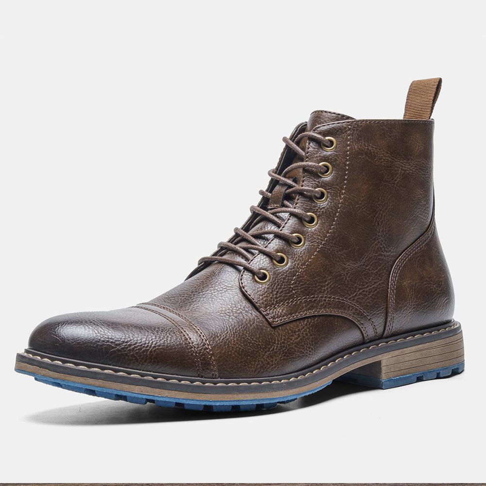 Casual Retro Distressed Dr Martens Boots - WOMONA.COM