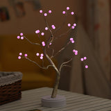 Christmas Decoration Night Light LED Pearl Tree Light Starry Touch Light - WOMONA.COM