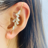 Zircon Piercing Premium Earrings - WOMONA.COM