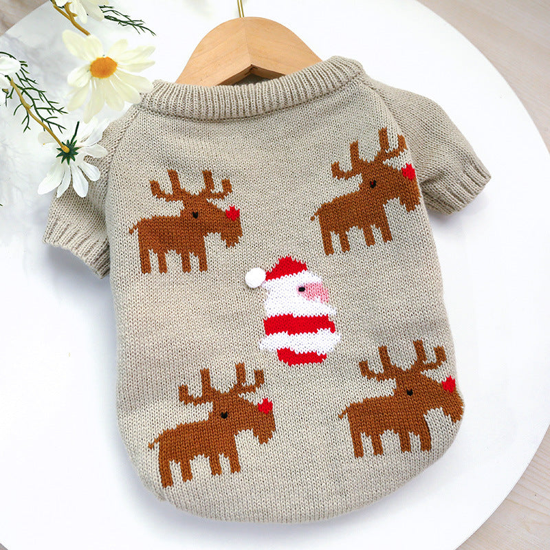 Pet christmas sweater - WOMONA.COM