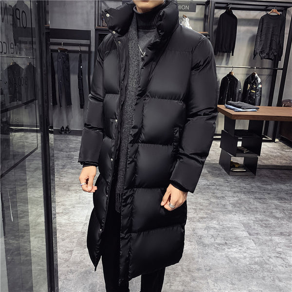 Men's Casual Thick Standing Collar Cotton Jacket