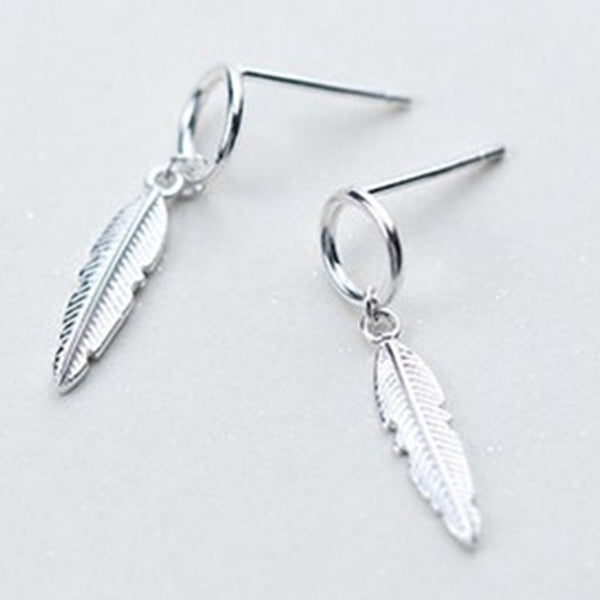 Sweet leaf earrings - WOMONA.COM