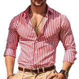 Men's Casual 3D Irregular Pattern Printed Shirt - WOMONA.COM