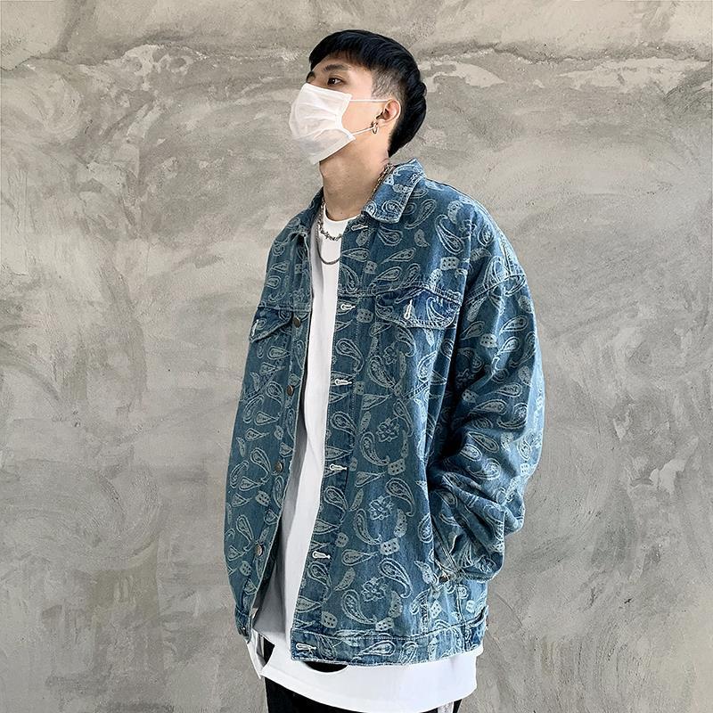 Loose denim jacket for men and women - WOMONA.COM