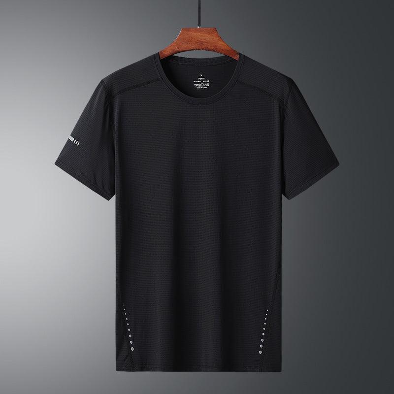 Cool Breathable Sports Ice Silk T-shirt Men - WOMONA.COM