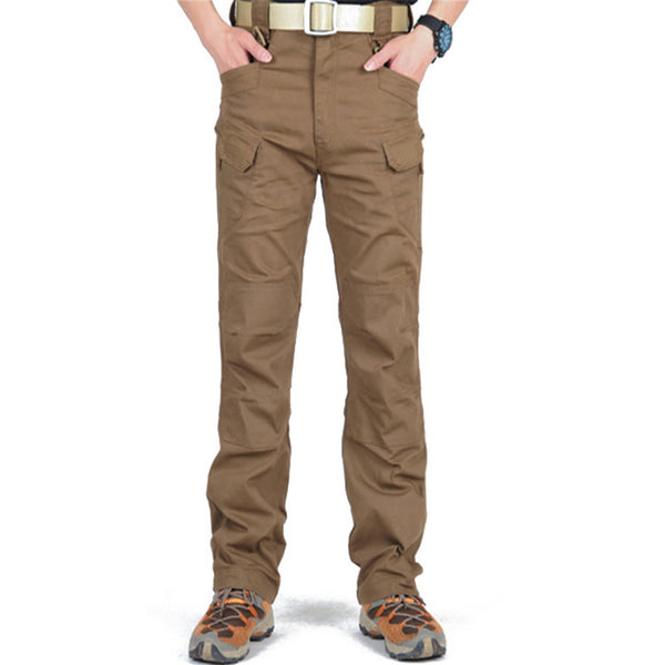 Cotton Multi-pocket Casual Tactical Cargo Pants Men Hard-wearing Shorts - WOMONA.COM