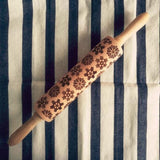 Rolling Pin Christmas Embossing - WOMONA.COM