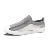 Trendy casual canvas sneakers - WOMONA.COM