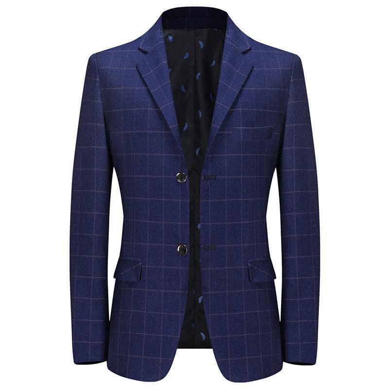 New Leisure Suits For Men Coat Plaid Fashion - WOMONA.COM