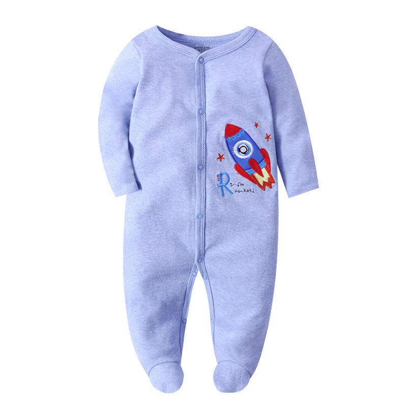 Cotton one-piece clothes baby clothes - WOMONA.COM